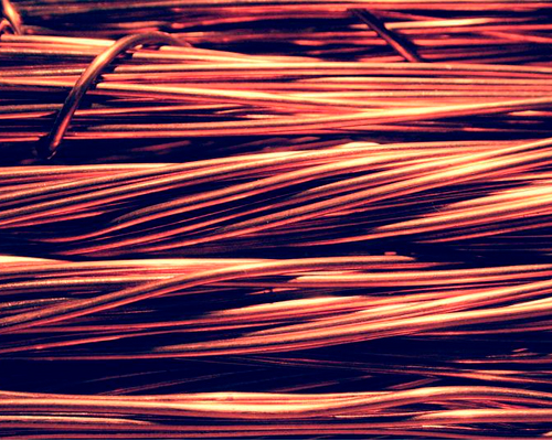 Vergalhão de cobre 8mm