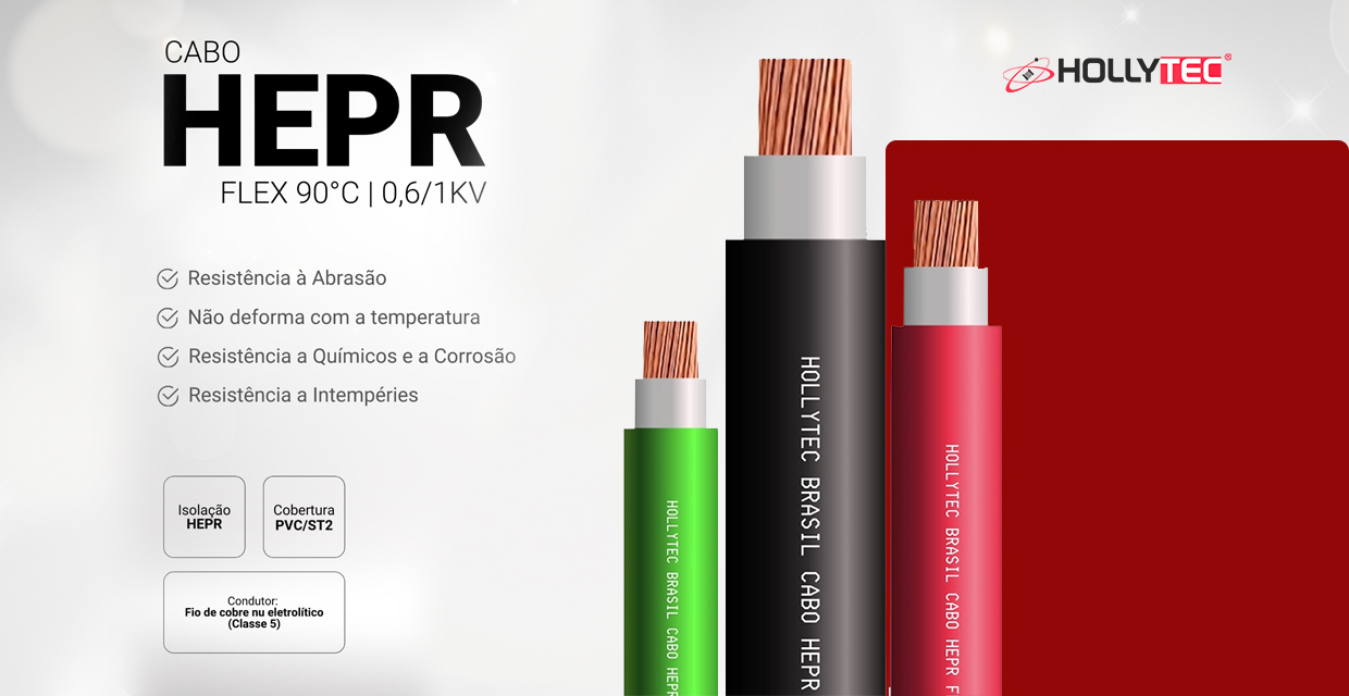 Cabo HEPR 90°C 1kV: um guia técnico para aplicações industriais